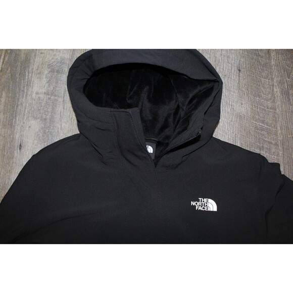 The North Face Shelbe Raschel Women's Hooded Fleece Jacket SZ L BLACK NWT $230 - Picture 4 of 9